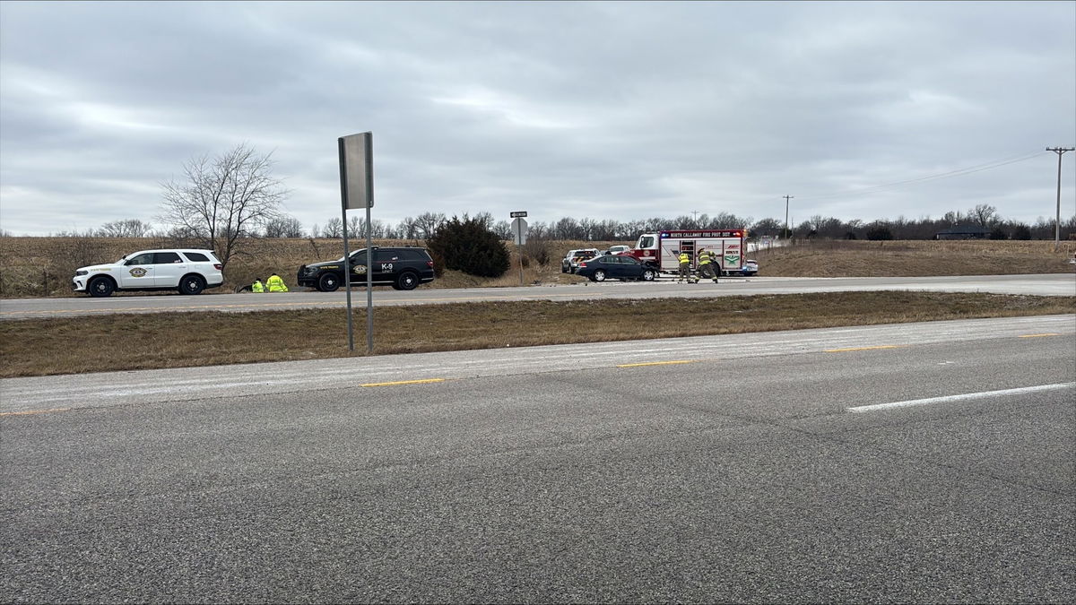 Helicopter called to Callaway County crash scene