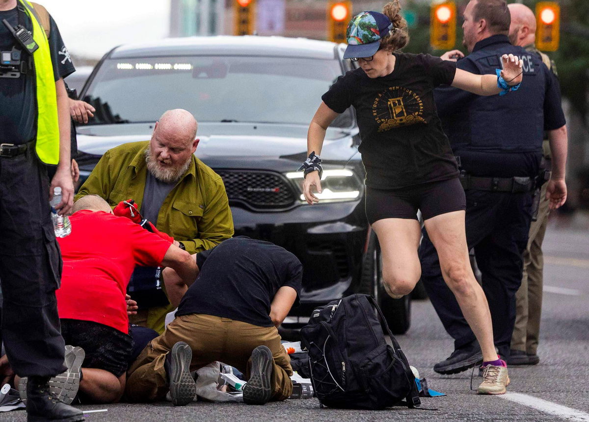 ‘Peacekeeper’ charged with manslaughter in fatal No Kings protest shooting