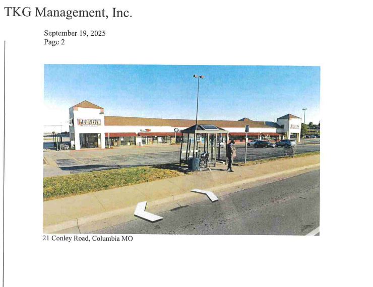 Bus shelter near Conley Road shopping center removed