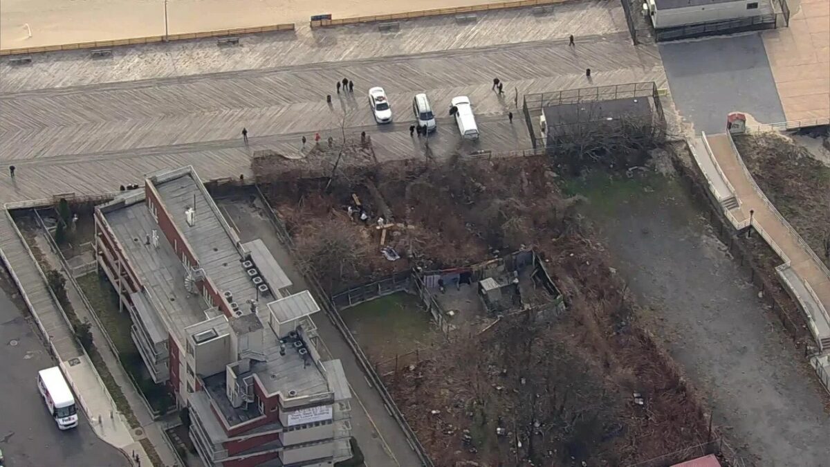 Police said they got a 911 call at around 5:30 p.m. Tuesday from a man who had been walking on the Boardwalk. He spotted the skull in the scrub at the base of the Boardwalk between West 33rd and 34th Street.