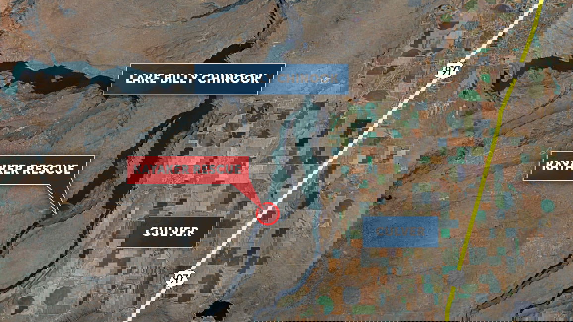 Missing Bend kayaker