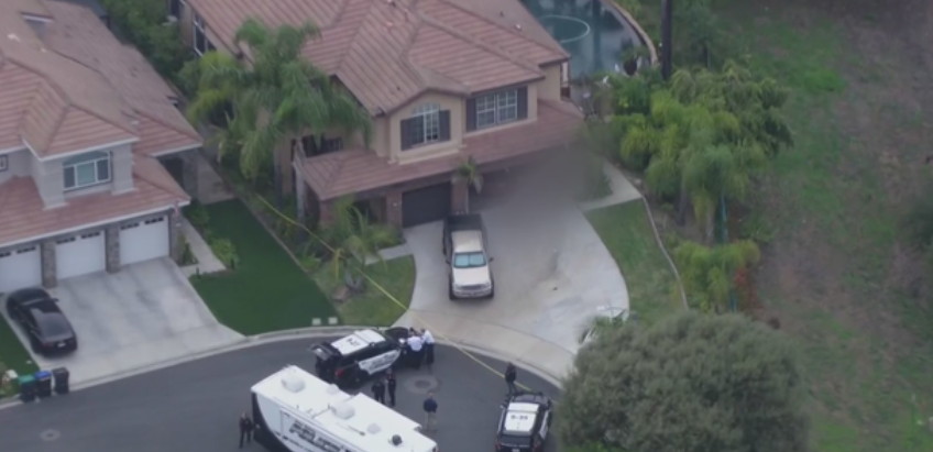 The shooting investigation outside of a Simi Valley home on Sunday