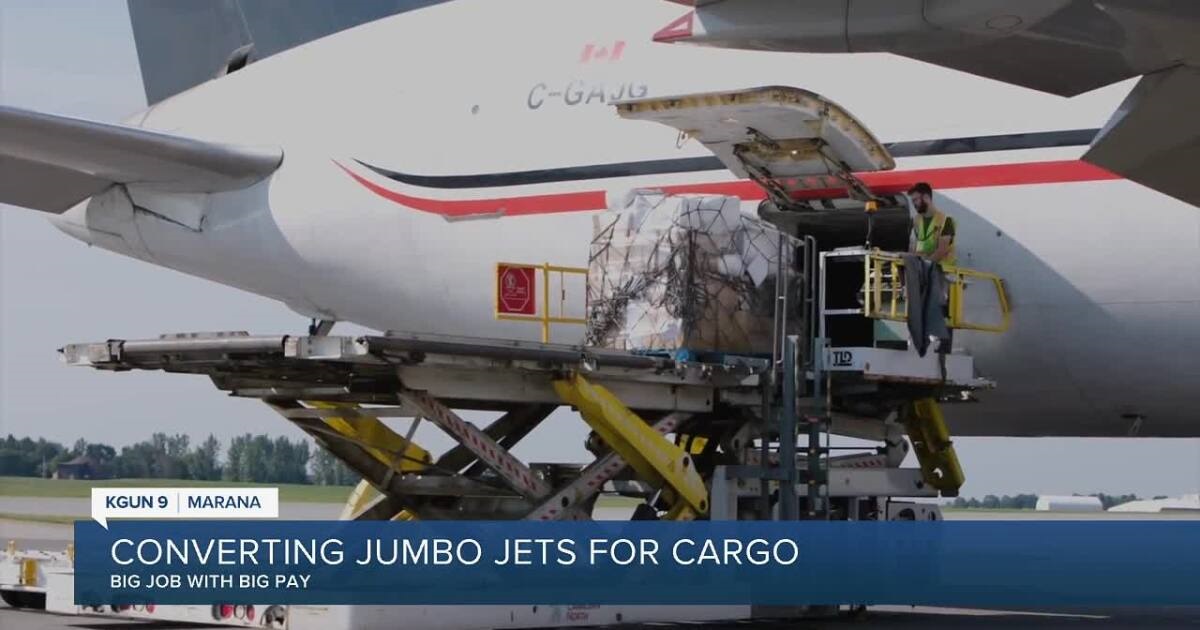 At Pinal Air Park a partnership of companies is hiring for the big job of converting jumbo jets into cargo carriers.