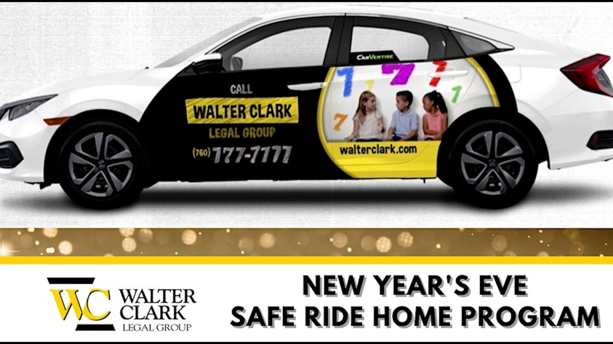 Walter Clark Legal Group to reimburse eligible taxi or Lyft rides with New Year’s Eve Safe Ride Home Program