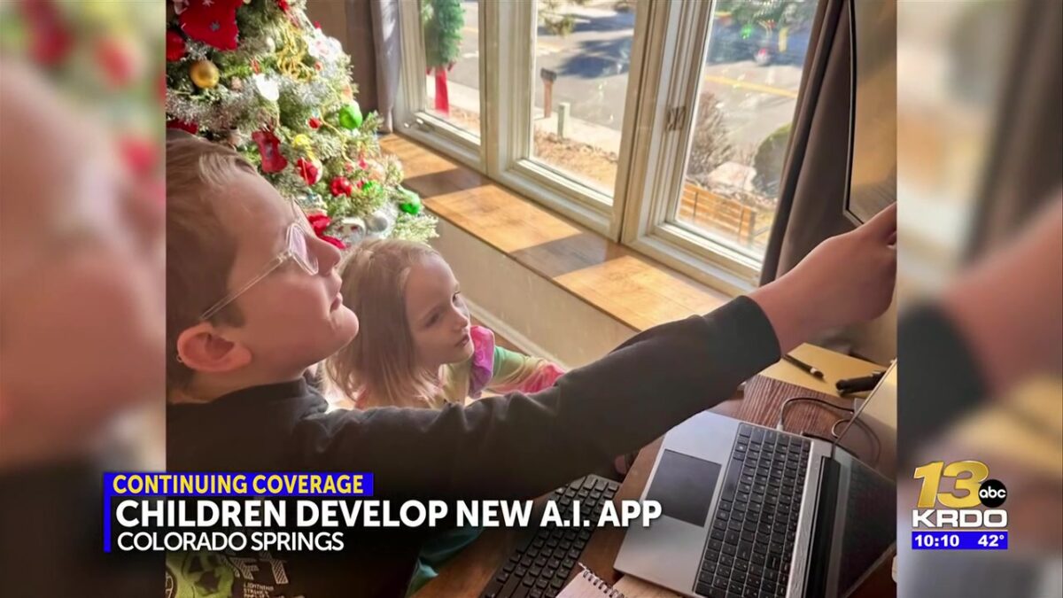 Children create new app for students to help regulate mental health