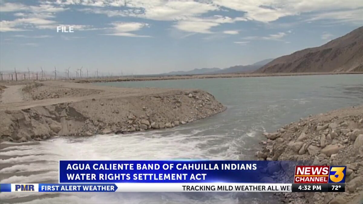 Rep. Calvert Introduces the Agua Caliente Band of Cahuilla Indians Water Rights Settlement Act