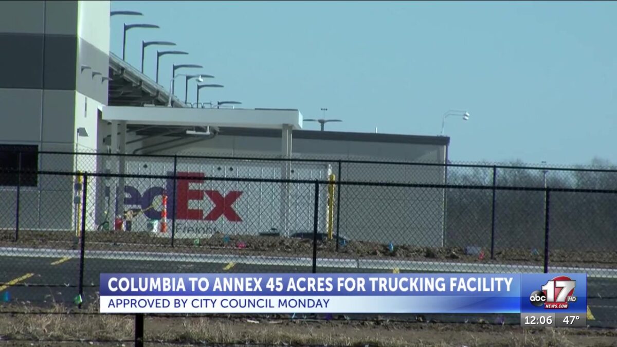 Columbia agrees to annex 45 acres that will become site of trucking facility
