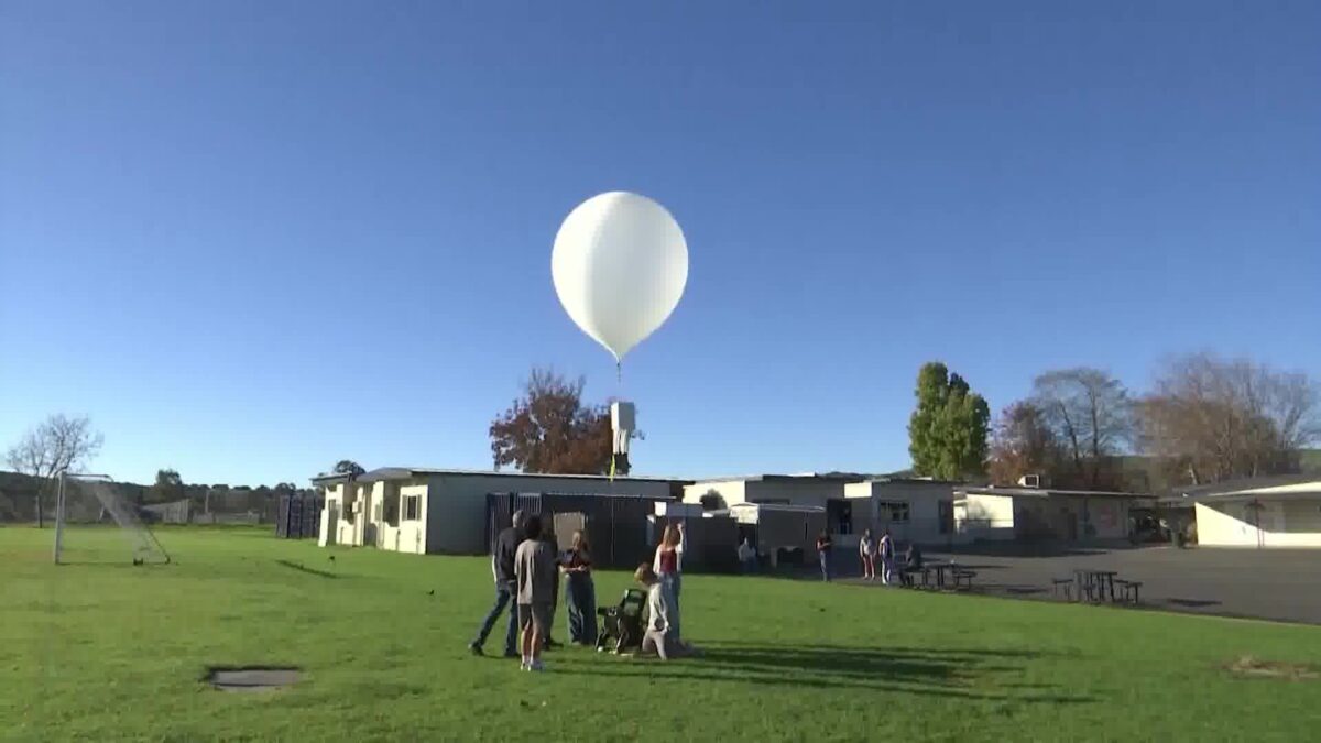 Orcutt Academy’s Weather Balloons Take Flight Once Again