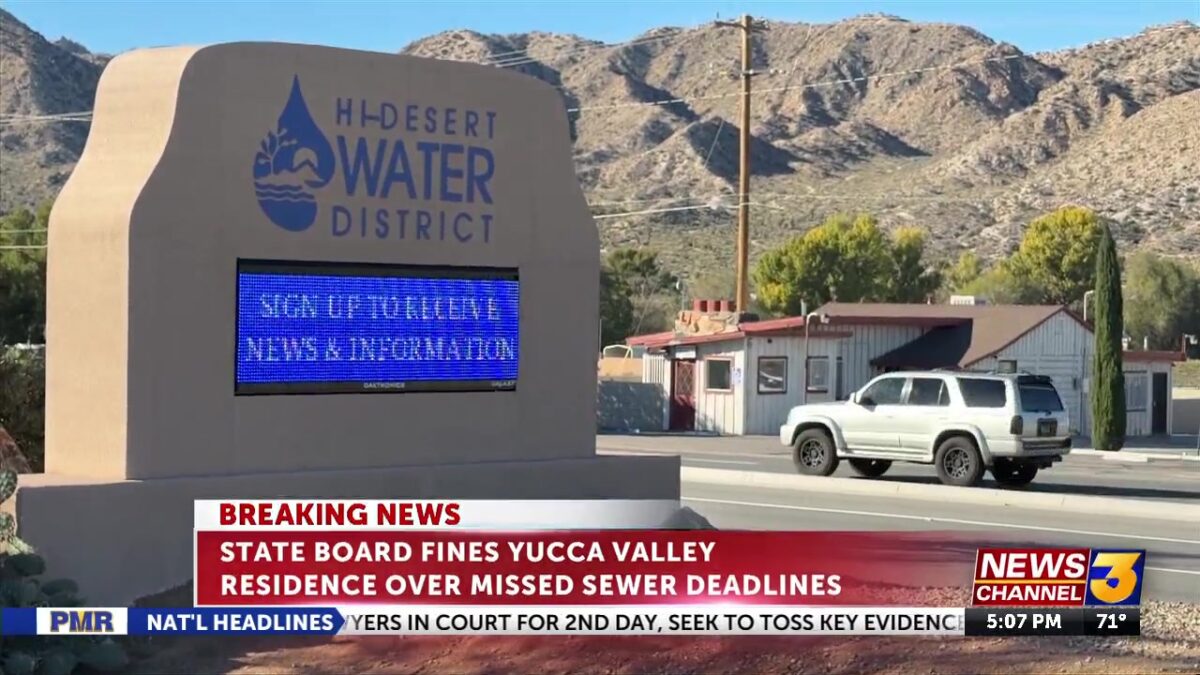 State board fines Yucca Valley homeowners over missed septic to sewer deadlines