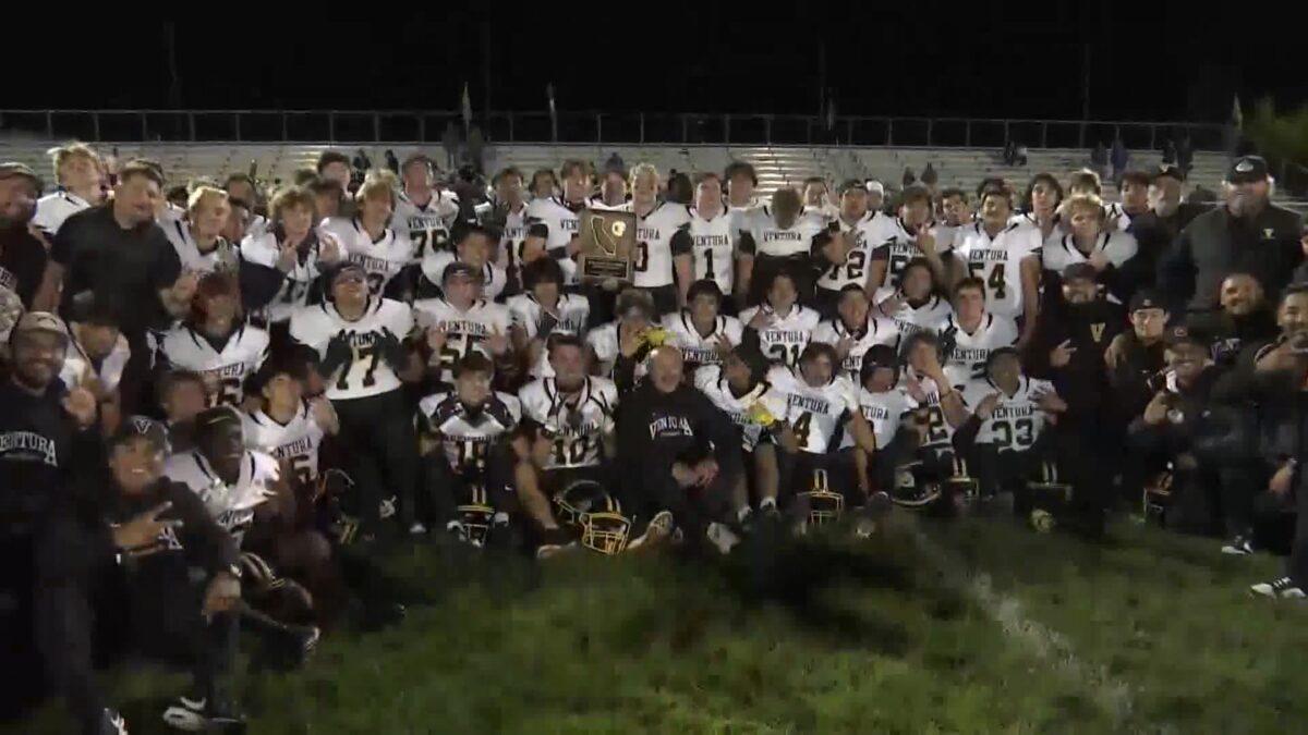 Ventura adds CIF Regional Division 3-AA Bowl Game championship to historic season
