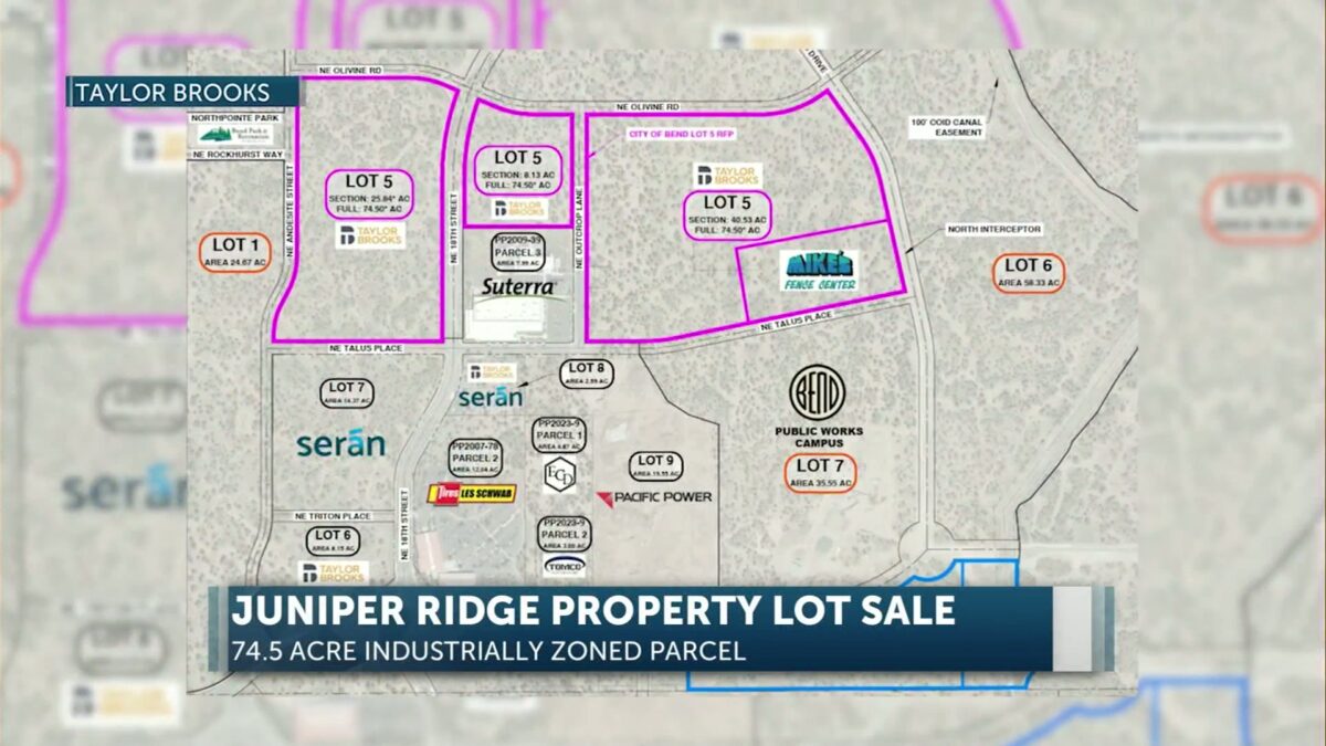 Developer Taylor Brooks buys nearly 75 acres at Bend’s Juniper Ridge industrial property