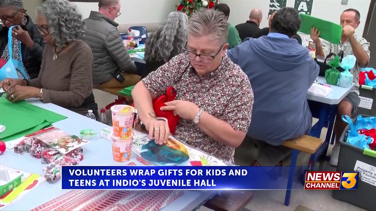 Kids in Conflict Foundation helps bring holiday cheer to youth housed at Indio Juvenile Hall