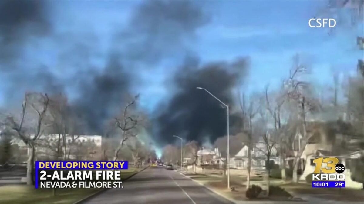 Fire Department fighting 2-alarm fire near Fillmore St