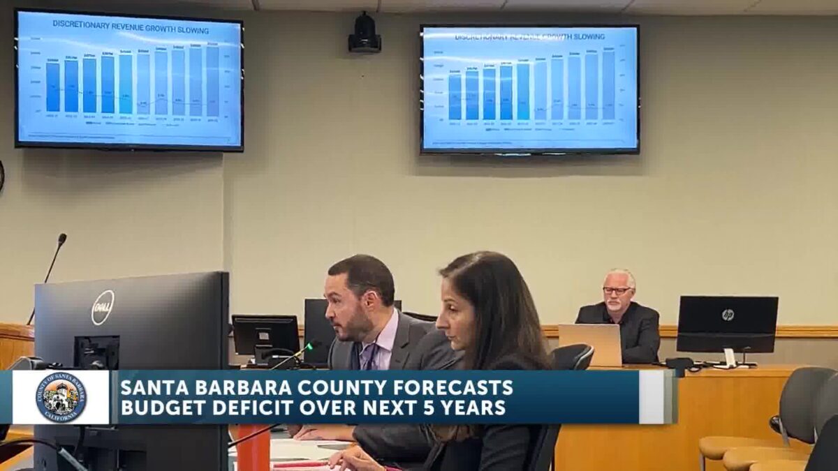 Santa Barbara County Forecasts Budget Challenges For Next Five Years