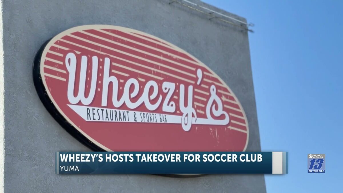 Wheezy’s Grill & Sportsbar partners with the Yuma football club (FC) to raise money for the local soccer community
