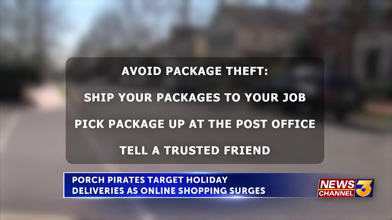 Porch pirates target holiday deliveries as online shopping surges
