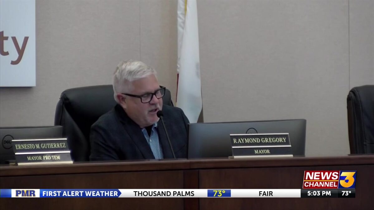 Cathedral City councilmembers welcome new mayor