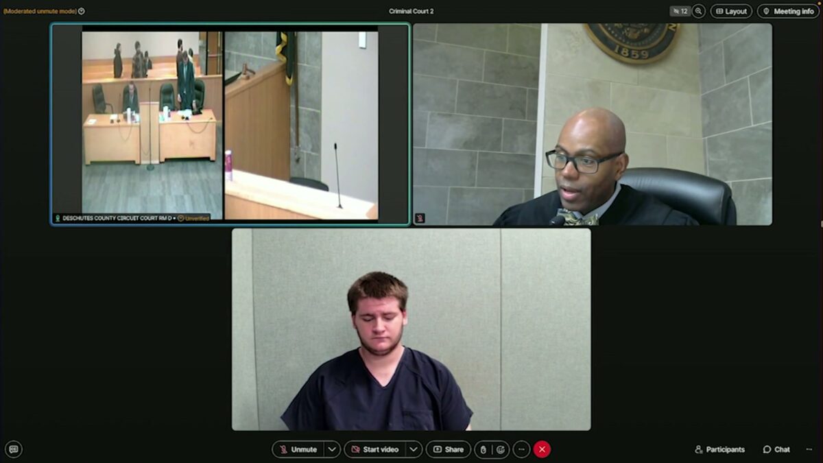 Bend road rage shooting suspect arraigned on five-count indictment; judge keeps bail at $100