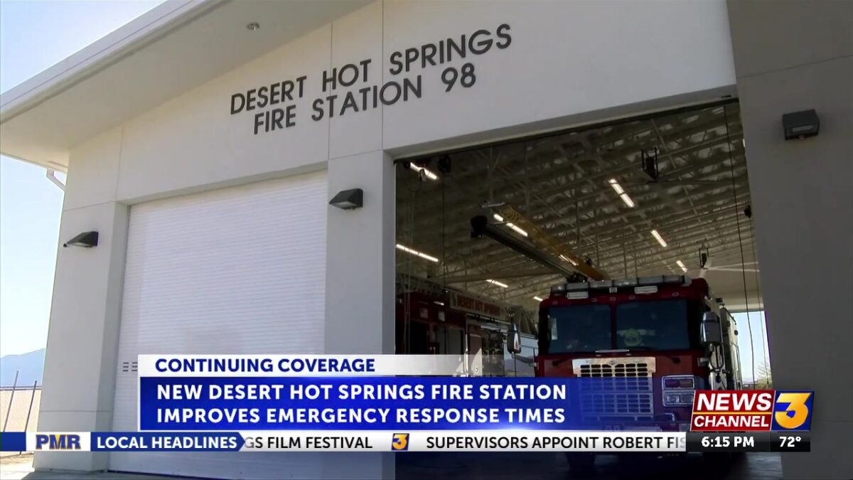 Fire Station 98 opens its doors in Desert Hot Springs
