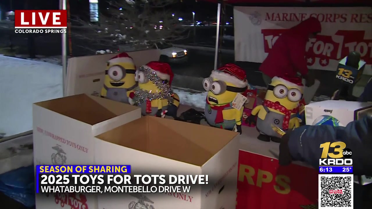 Help children in Southern Colorado by donating at KRDO13’s annual Toy Drive Thursday