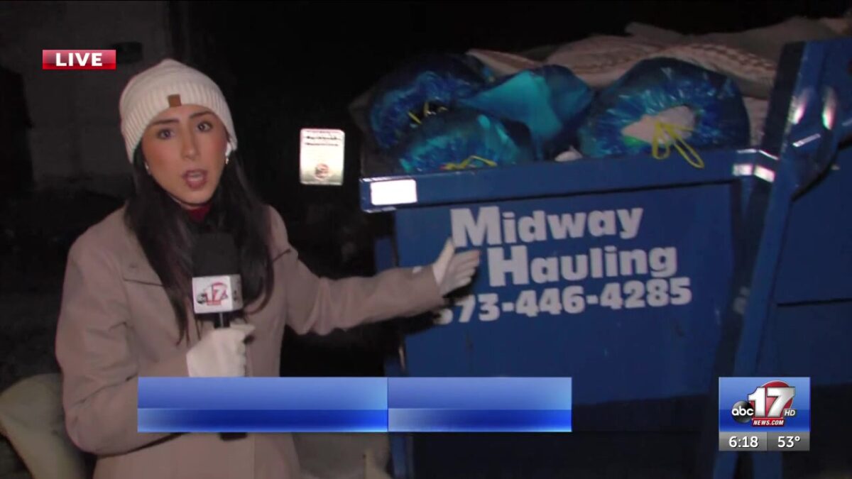 Owner of home with several trash