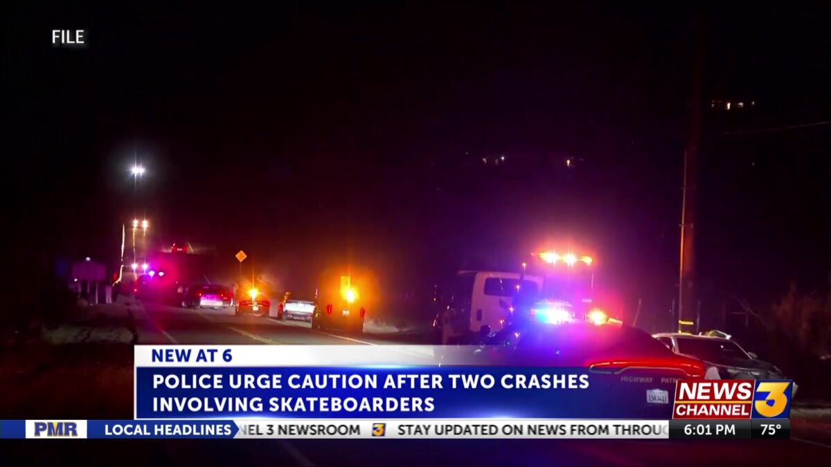 Two collisions involving skateboards and cars raise safety concerns
