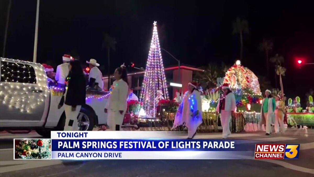 Festival of Lights Parade brings holiday cheer to Palm Springs