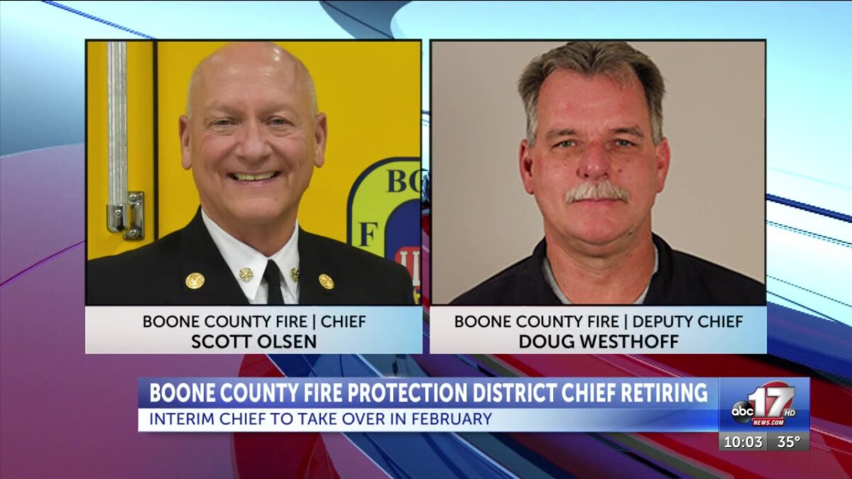 Boone County Fire Protection chief to retire Feb. 1
