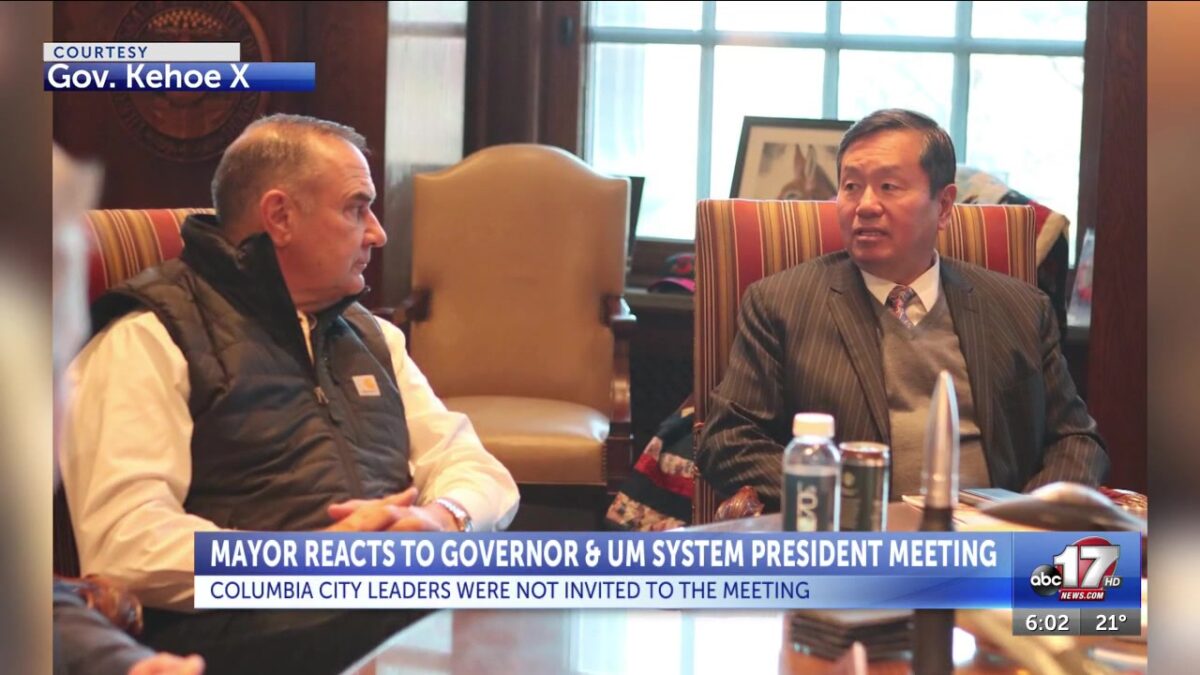 Columbia city leaders were not invited to public safety meeting Choi had with Kehoe