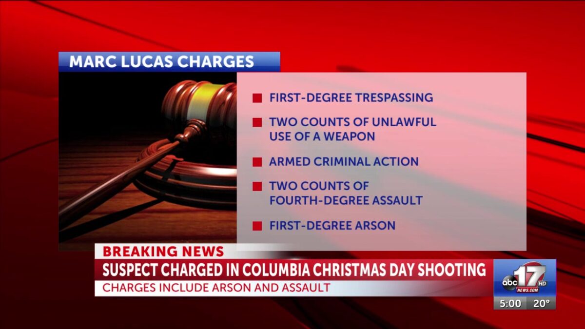 Man shot by Columbia police on Christmas Day charged with 7 counts