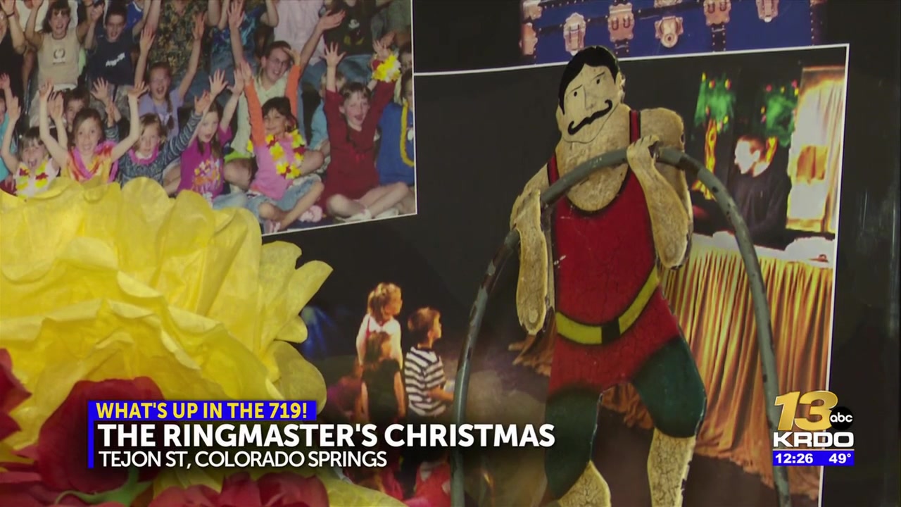 Acrobats fly from rafters in Colorado Springs acrobatic Christmas play