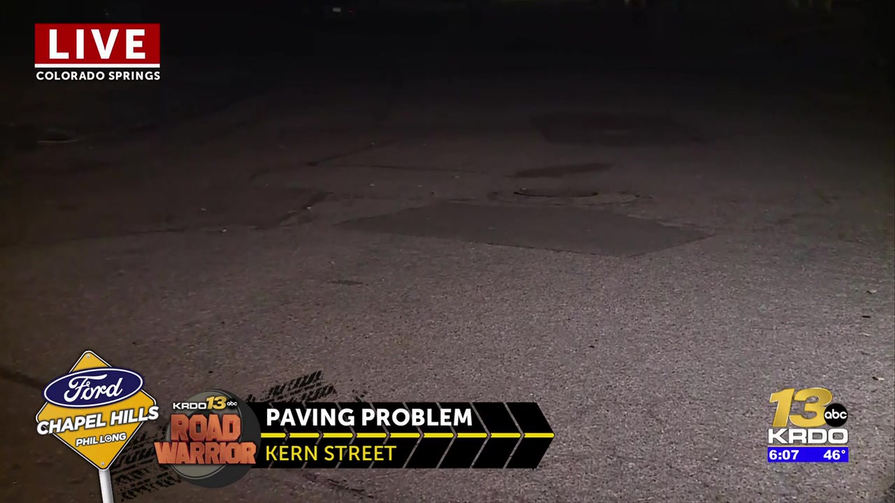 Neighbors along an east Colorado Springs street succeed in getting it moved up on paving list