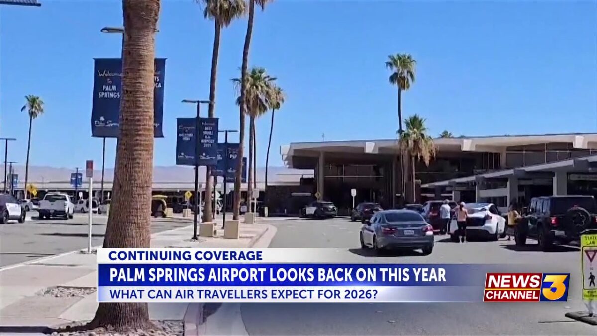 Palm Springs International Airport sees increase in domestic travel