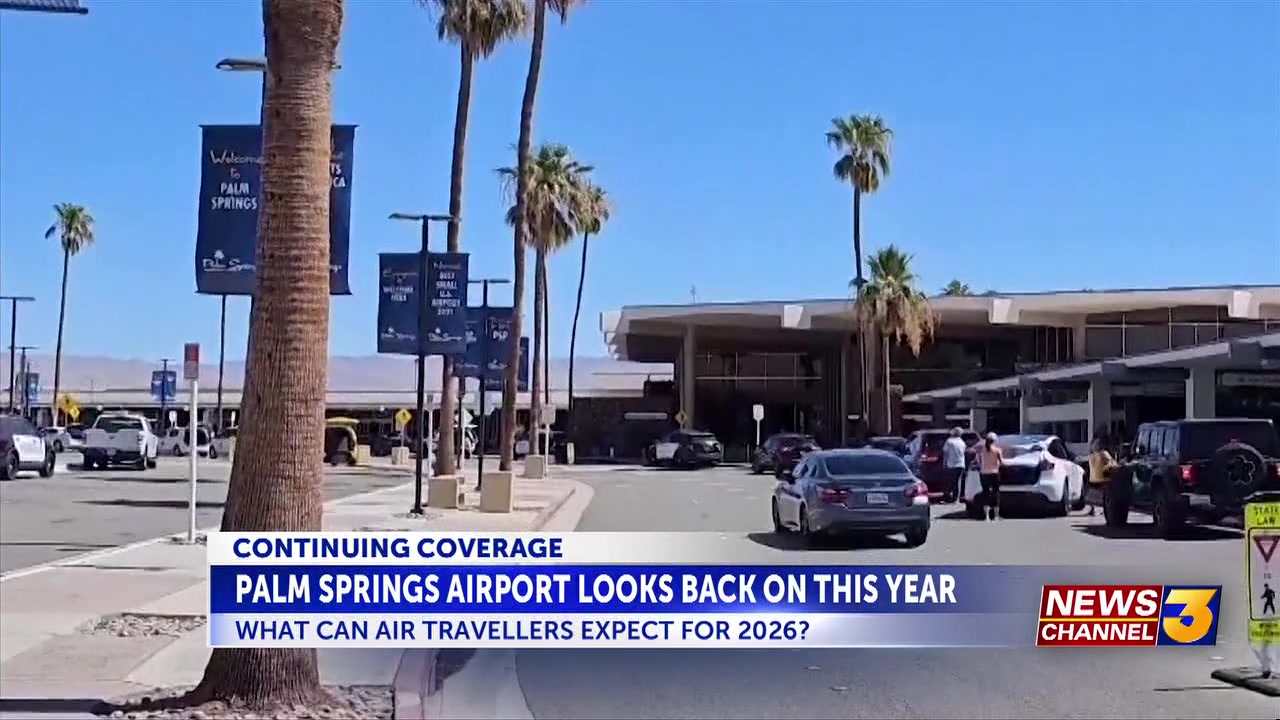 Palm Springs International Airport sees increase in domestic travel