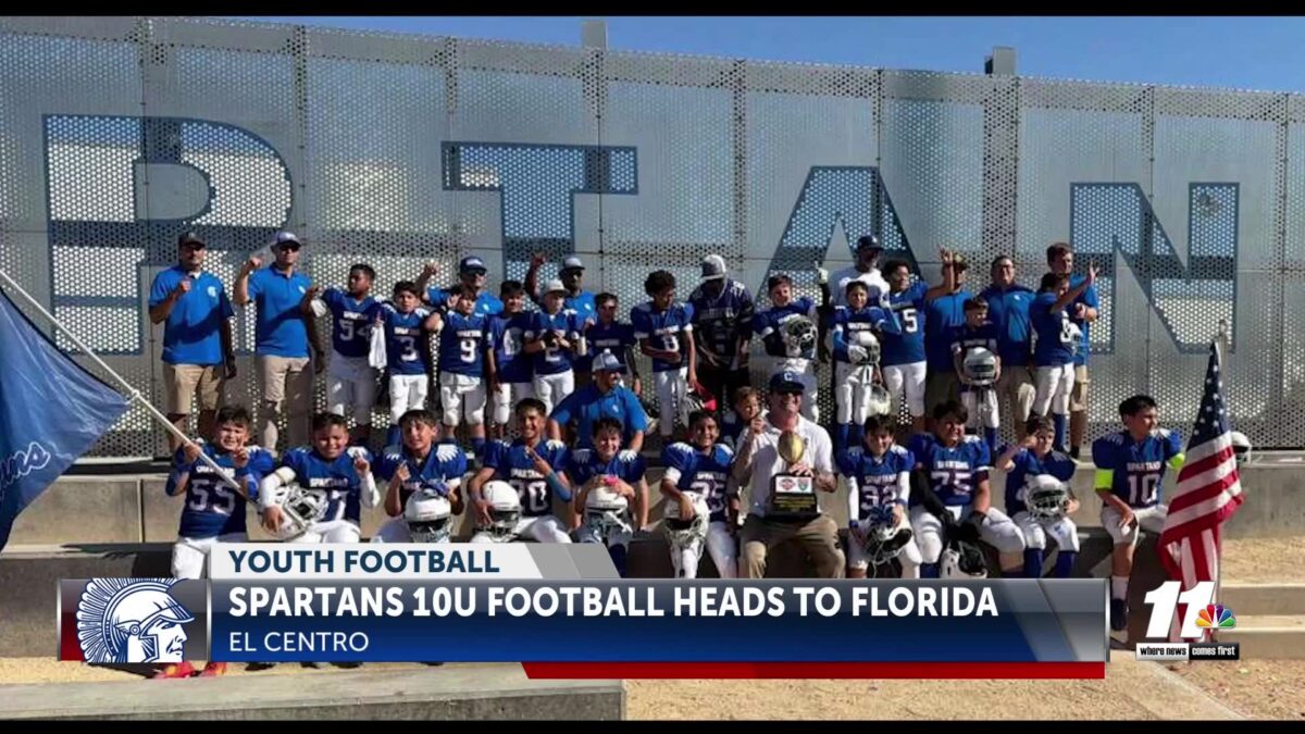 El Centro Spartans 10U football team heads to Florida