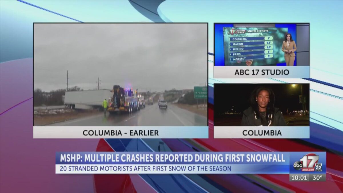 MSHP investigates at least 115 incidents on the first snowy day of the season