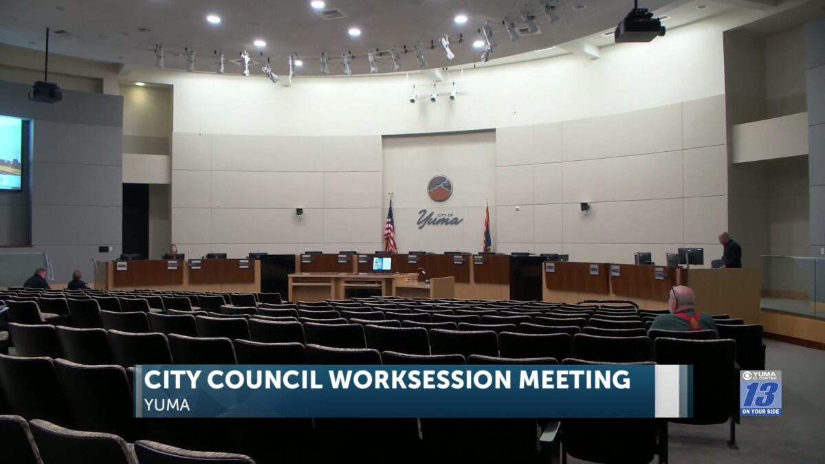 Yuma City Council holds worksession