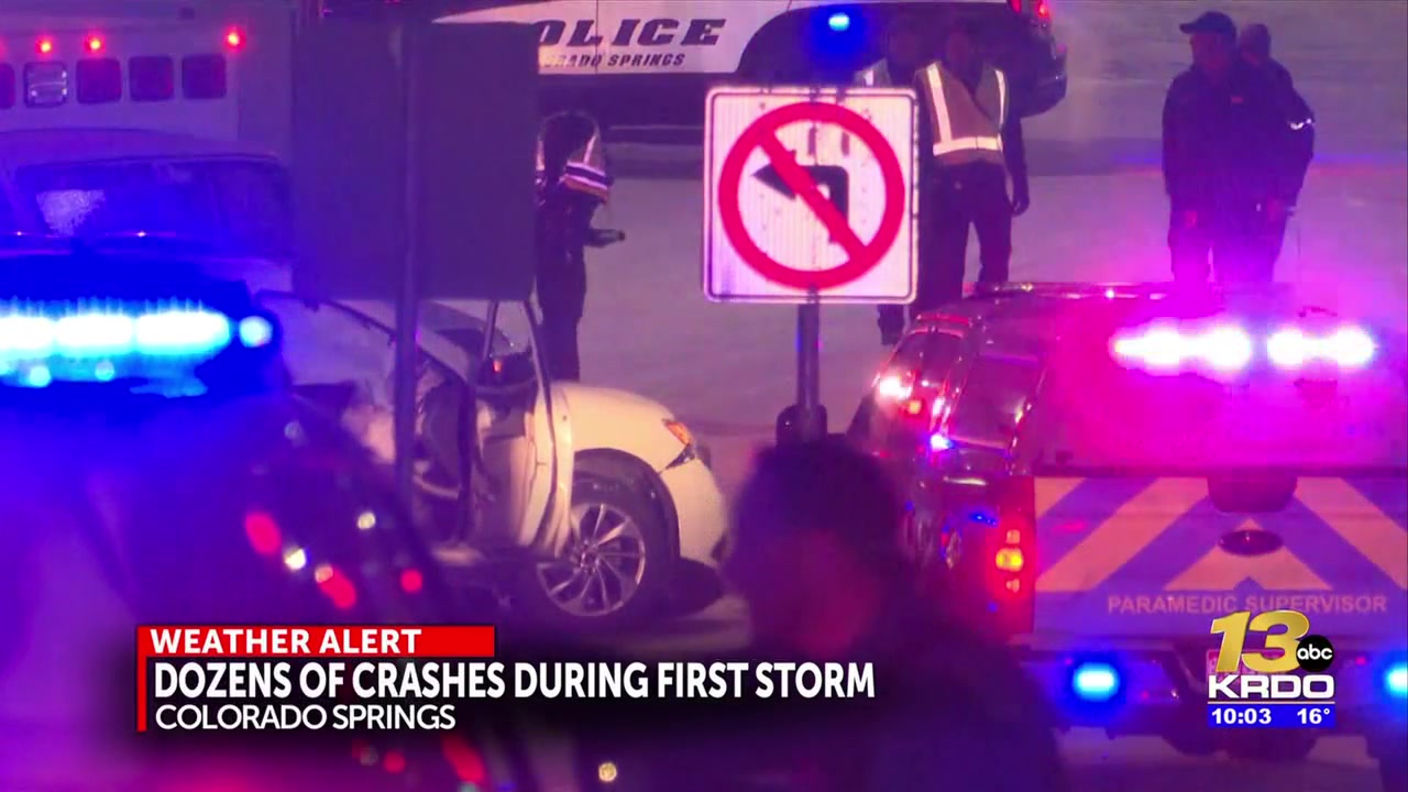 Fillmore St at I-25 shutdown due to multiple car crashes