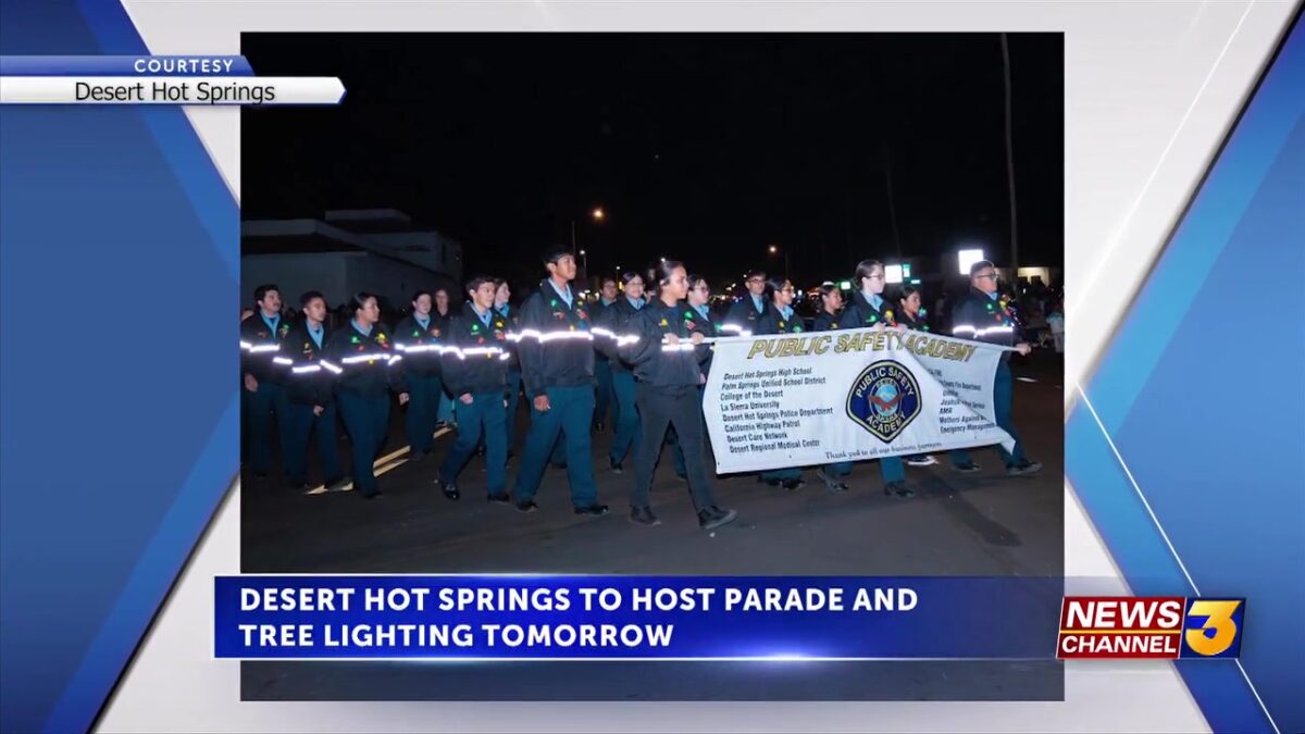 City of Desert Hot Springs ready for holiday fun at Parade of Lights and Holiday Festival on Saturday