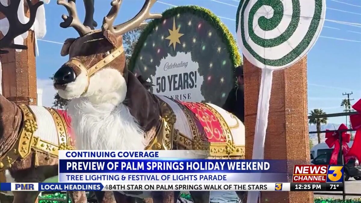 Holiday magic returns to downtown Palm Springs