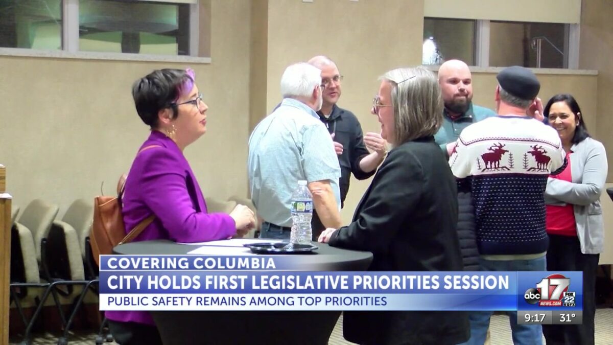 Columbia holds first legislative priorities session with state lawmakers; priorities include barring minors from having guns
