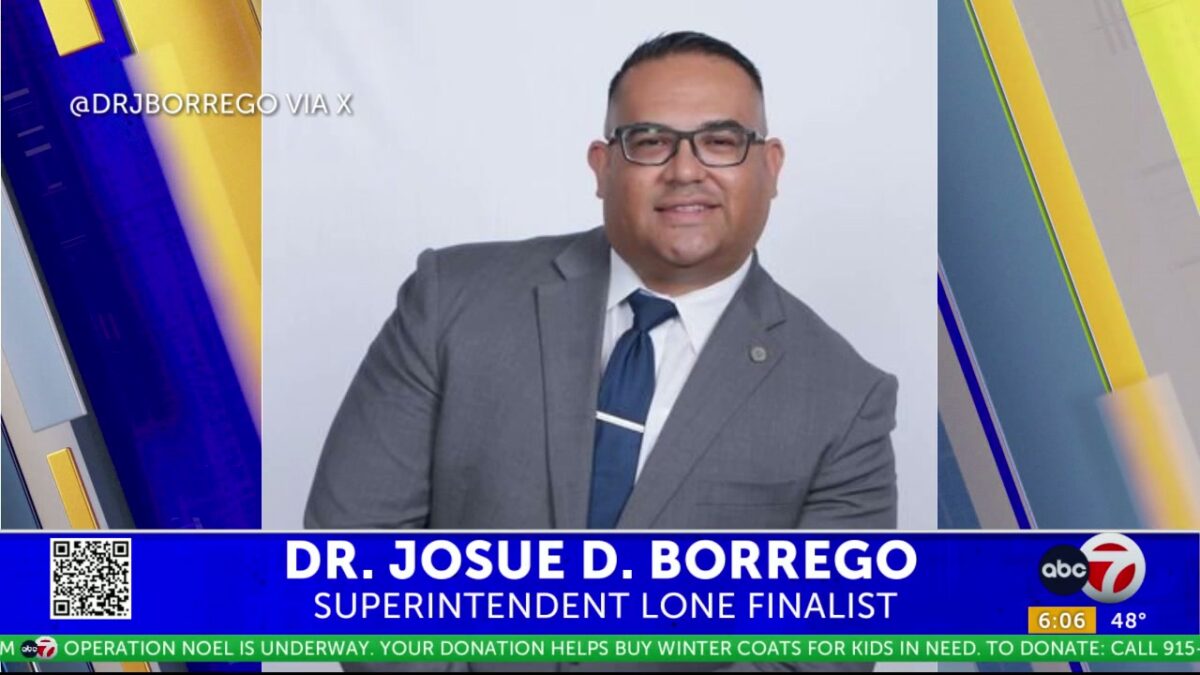 Canutillo Independent School District names superintendent lone finalist