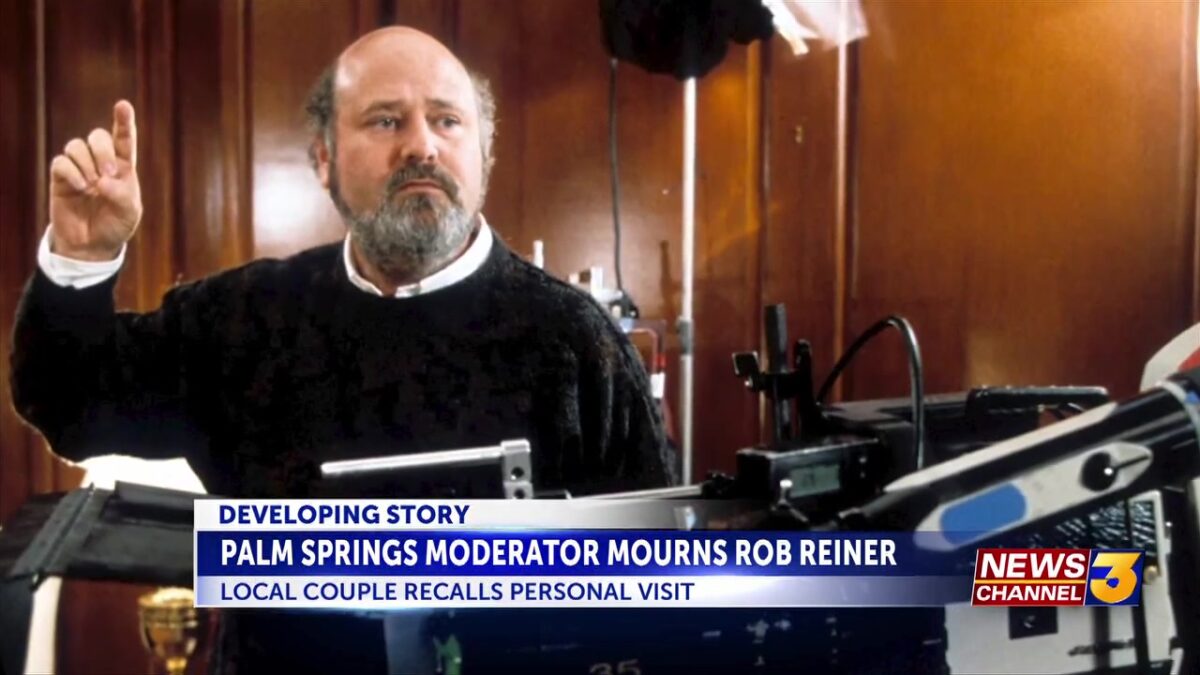 Palm Springs moderator mourns Rob Reiner ahead of planned interview; local couple recalls personal visit