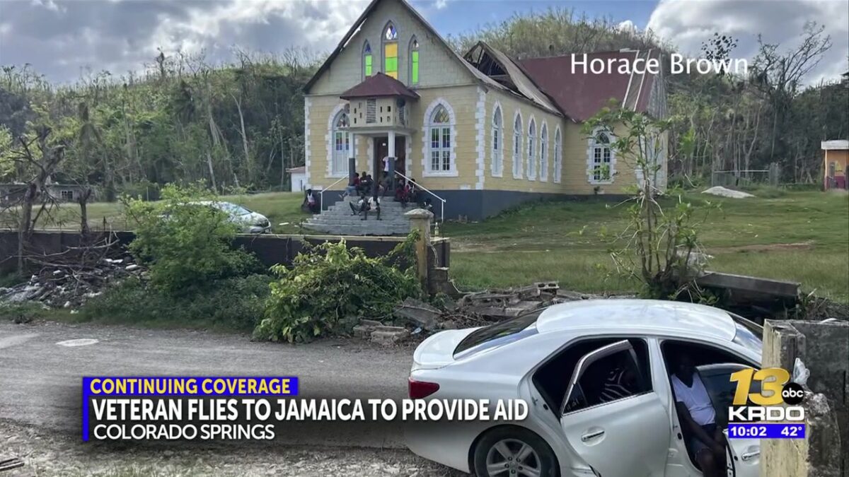 Colorado Springs veteran flies to Jamaica to help his family and others rebuild