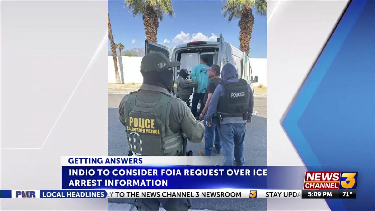 Indio leaders seek transparency on ICE arrests in the city