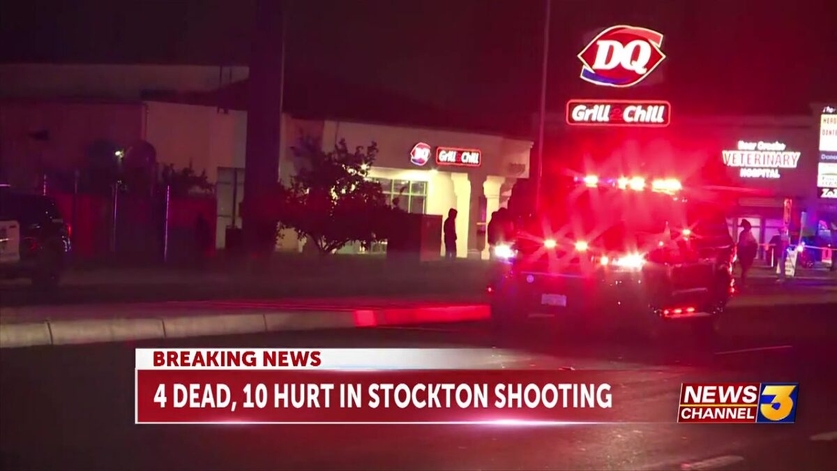 Stockton suspect still at large after shooting kills 4