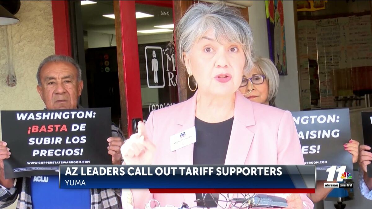 Arizona leaders call out tariff supporters in the state