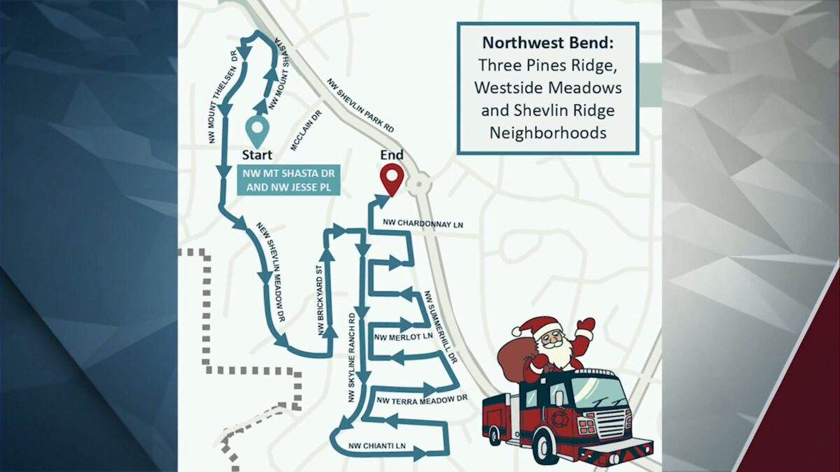 Bend Fire & Rescue’s Santa Express is back to collect donations for Salvation Army; here’s where and when