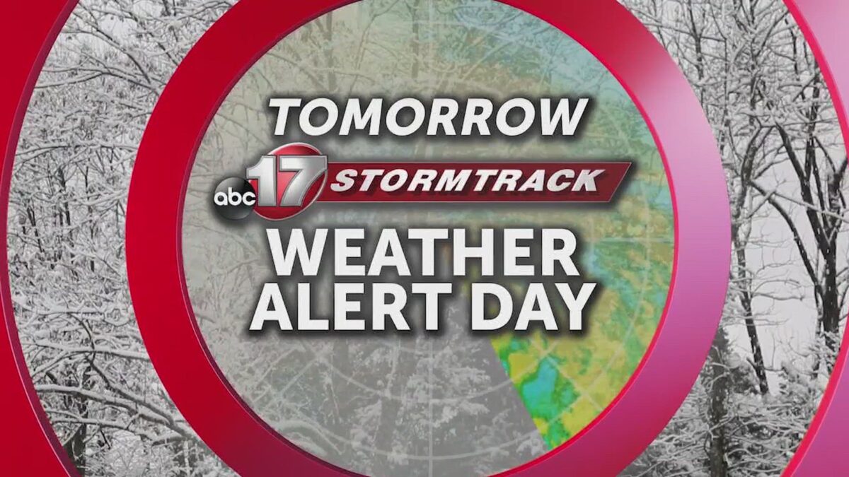 Weather Alert Day: Accumulating snow possible Monday