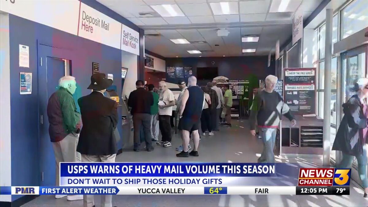 U.S. postal office warns holiday shoppers to ship early this season